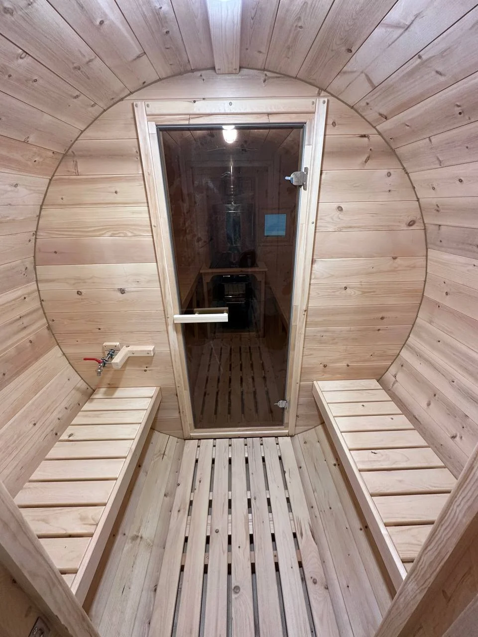 Баня-бочка 4 × 2,2 м — изображение 7